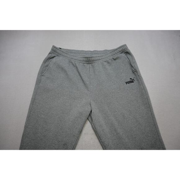Puma Joggers Sweat Pants Cotton Blend Gray W/Pockets Mens Size 4XLT (31 INSEAM) - Picture 4 of 10